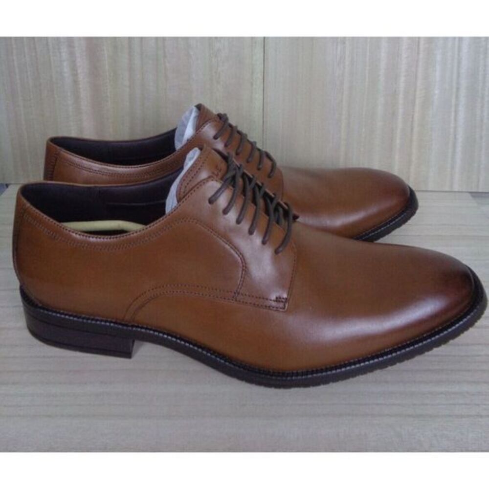 Cole Haan Modern Essentials Plain Toe Oxford Shoe British Tan Mens Size 13